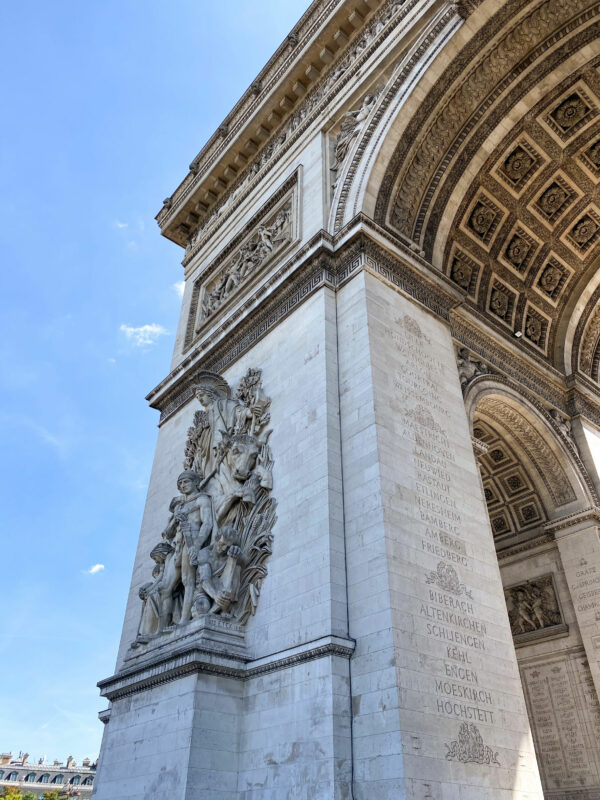 The Arc De Triomphe in Paris on school French language tours