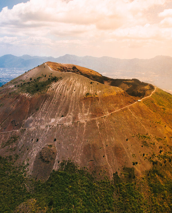 Vesuvius Volcano on a high school trip to Italy
