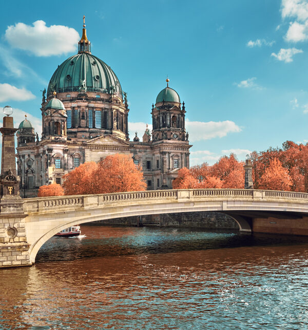 Visiting Berlin in Germany on a school trip