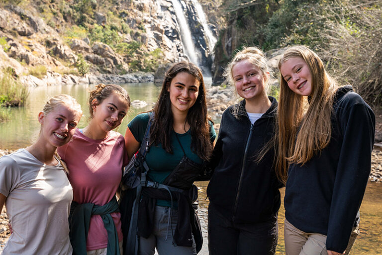 Girls on expedition in eSwatini