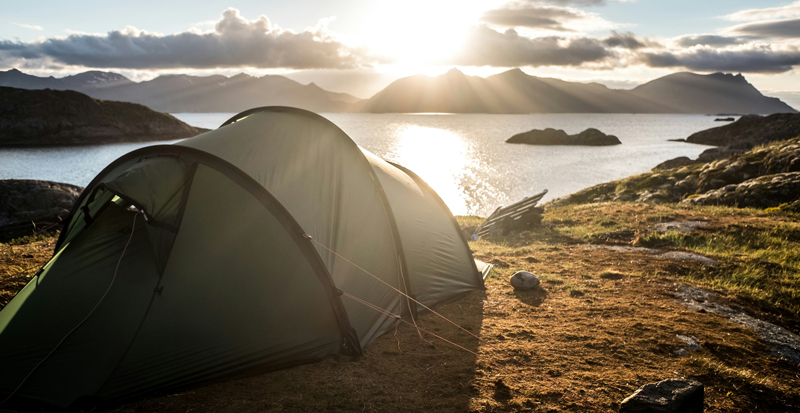 School expedition camp site