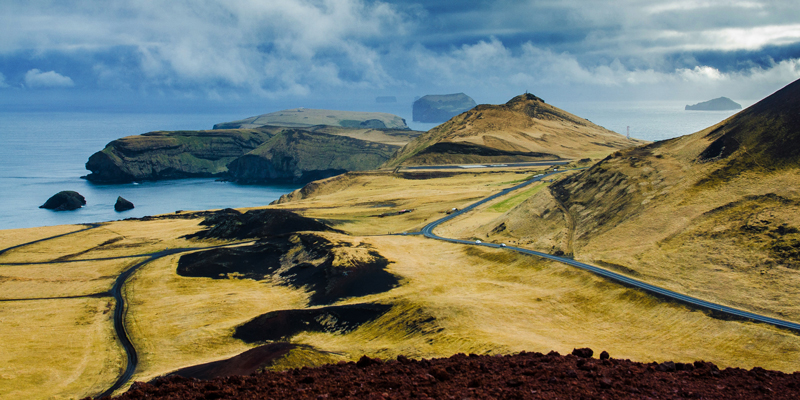 Some of the stunning Icelandic coast line on a geography field trip