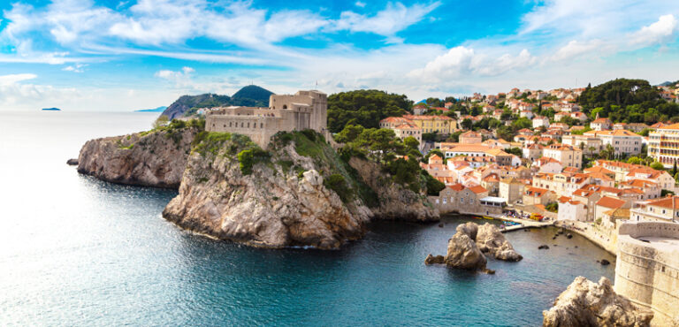 Visiting Dubrovnik Old Town on residential visits for schools