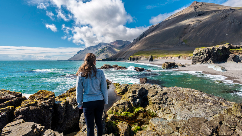 Fauskasandur Beach on residential visits for schools