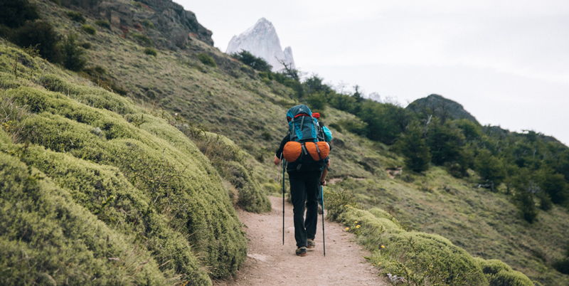 Students hiking in eSwatini on a school trip